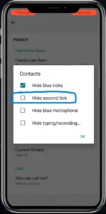 Gb Whatsapp Blue Tick All Settings How to hide gb whatsapp blue tick 4 11 screenshot